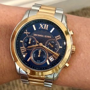 Authentic MK Two Tone Bradshaw Watch
